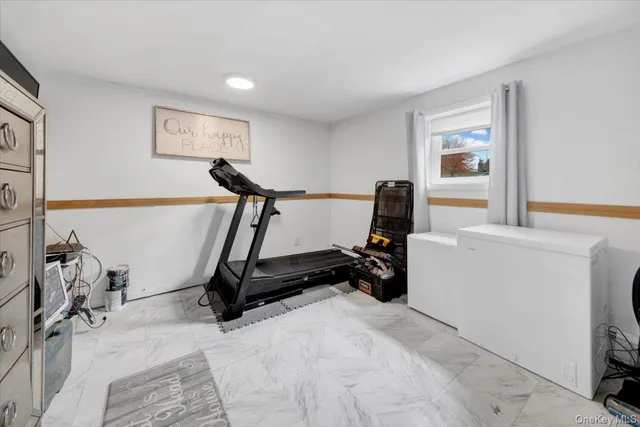 a room with storage and utility