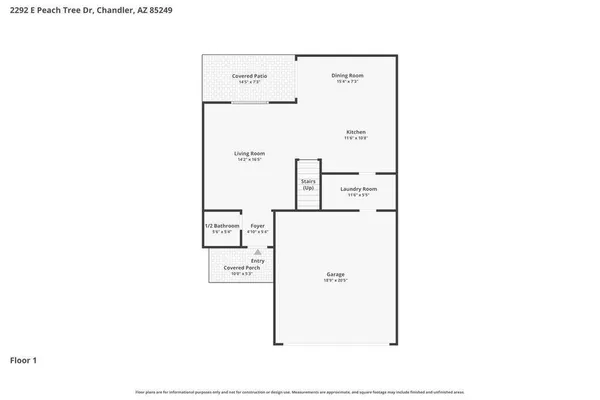 $2,275 | 2292 East Peach Tree Drive, Chandler, AZ 85249
