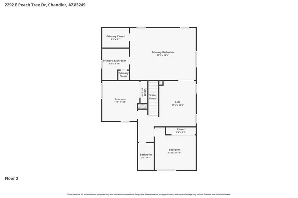 $2,275 | 2292 East Peach Tree Drive, Chandler, AZ 85249