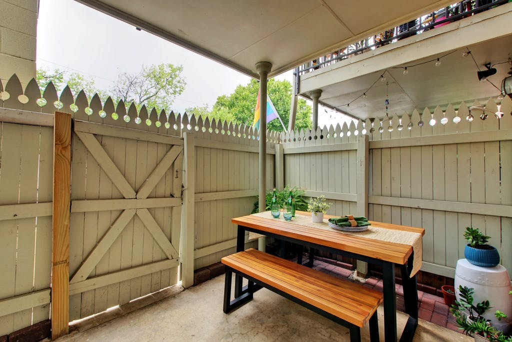 7920 Rockwood Lane, Unit 128 Austin, TX 78757 - Photo 25 of 36 a outdoor view with a sitting space