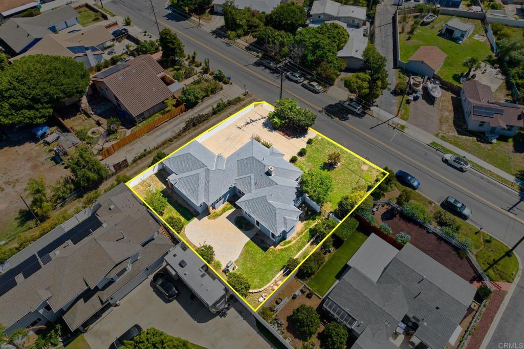 2548 Mesa Drive Oceanside, CA 92054 - Photo 27 of 33 an aerial view of a house with a garden