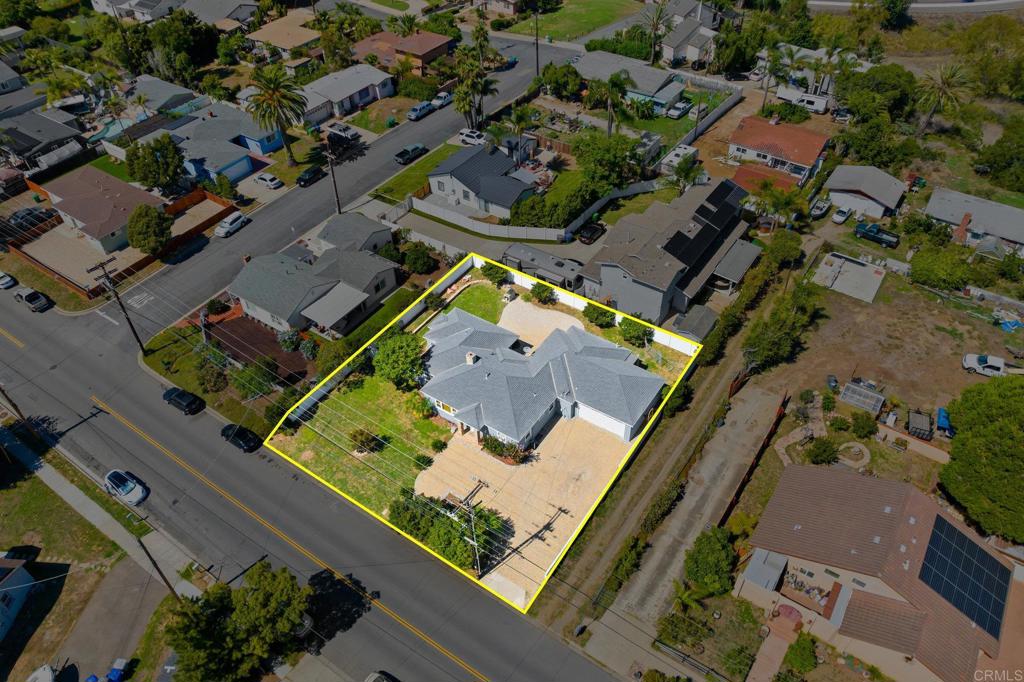 2548 Mesa Drive Oceanside, CA 92054 - Photo 32 of 33 an aerial view of a house with a garden