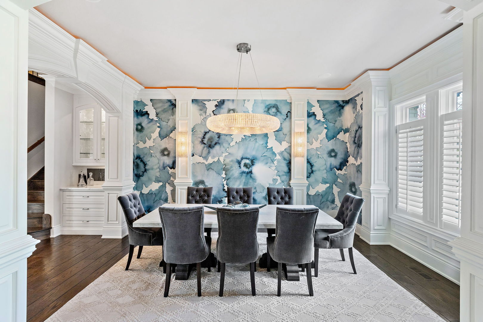 368 Ridge Avenue Winnetka, IL 60093 - Photo 13 of 55 a view of a dining room with furniture window and outside view