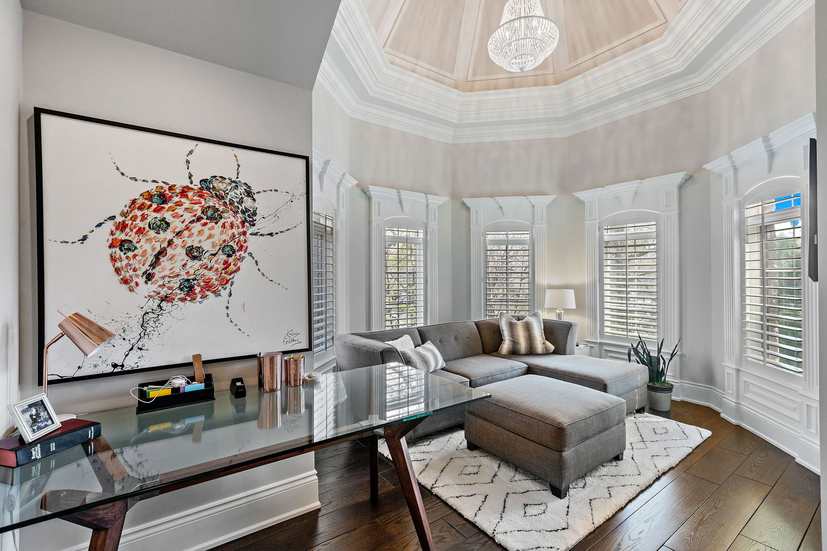 368 Ridge Avenue Winnetka, IL 60093 - Photo 22 of 55 a living room with furniture and a flat screen tv