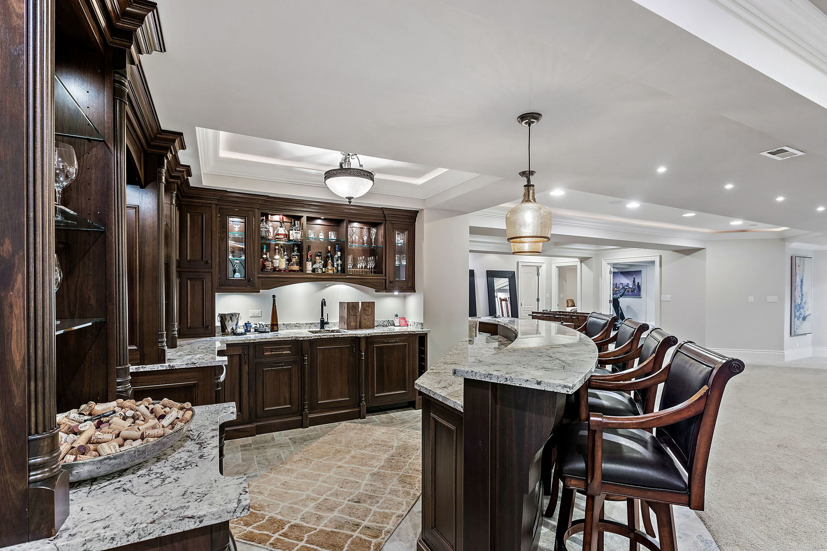 368 Ridge Avenue Winnetka, IL 60093 - Photo 23 of 55 a large kitchen with a table and chairs
