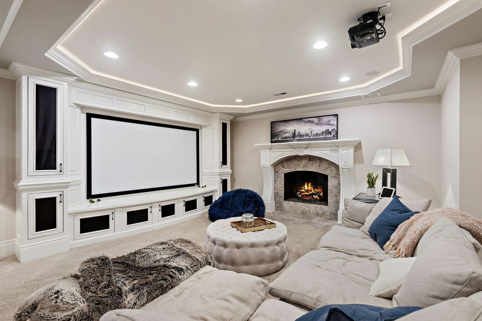 368 Ridge Avenue Winnetka, IL 60093 - Photo 26 of 55 a living room with furniture and a fireplace