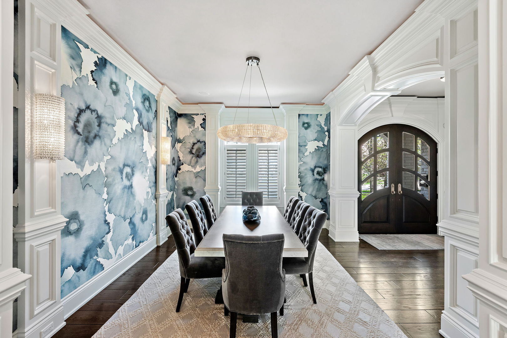 368 Ridge Avenue Winnetka, IL 60093 - Photo 4 of 55 a view of a dining room with furniture window and wooden floor