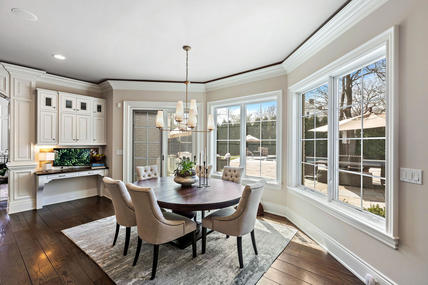 368 Ridge Avenue Winnetka, IL 60093 - Photo 10 of 55 a view of a dining room with furniture window and outside view
