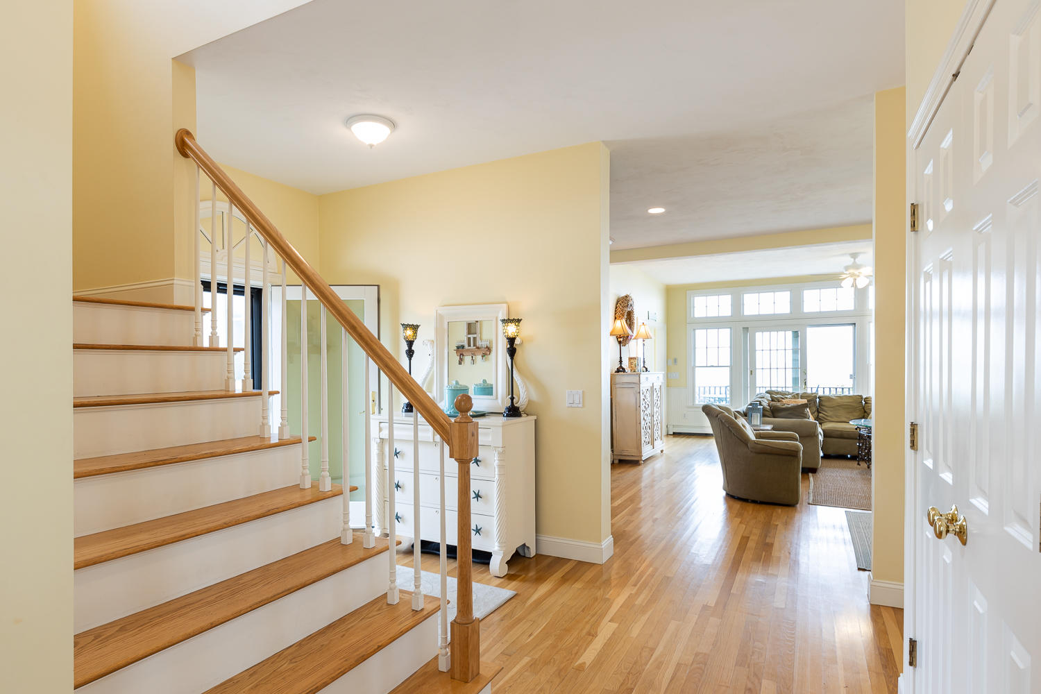 15 Deans Hollow Road Mashpee, MA 02649 - Photo 4 of 20 a view of entryway and hall with wooden floor