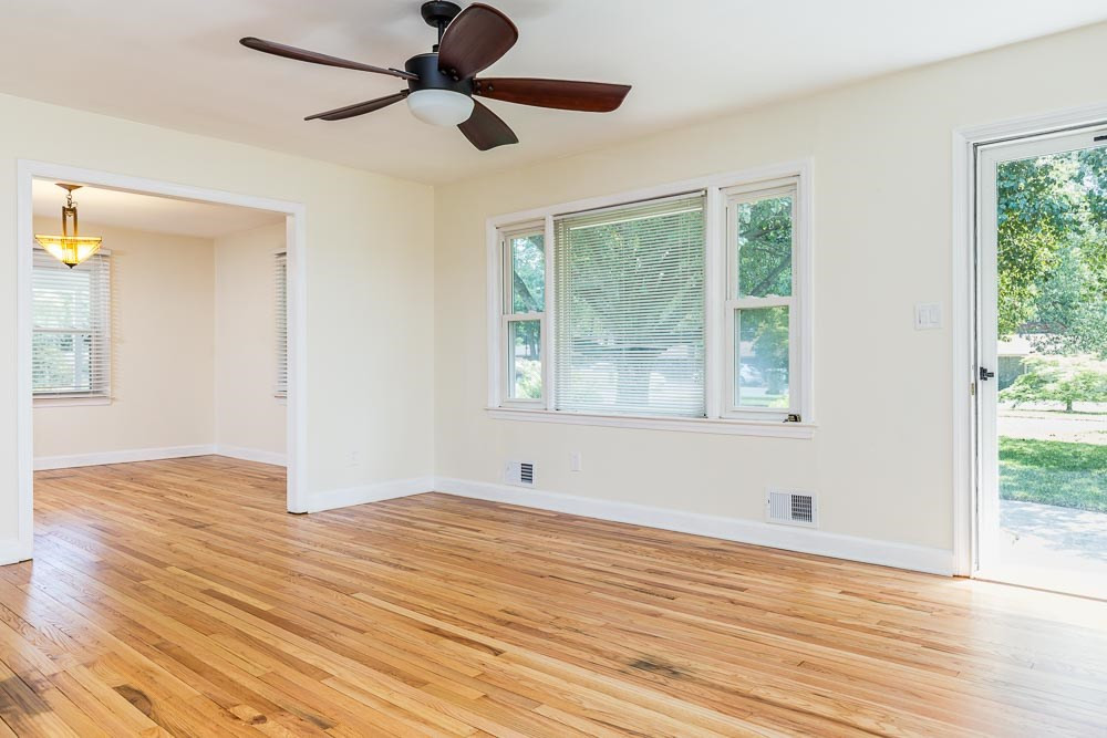 1318 Kent Road Raleigh, NC 27606 - Photo 9 of 28 View from Living Room to Dining Room
