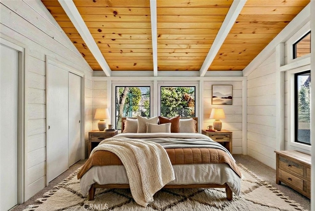 1000 Eagle Lane Frazier Park, CA 93225 - Photo 7 of 67 a bedroom with a bed and wooden floor