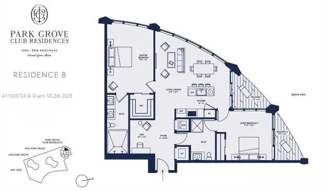 $1,750,000 | 2831 South Bayshore Drive, Unit 2008, Miami, FL 33133