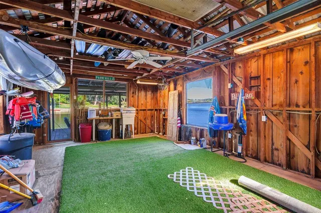 view of a lake with houses