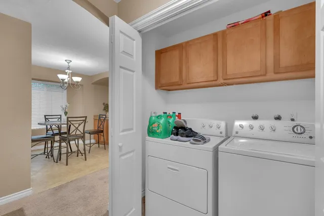 a room with storage and utility