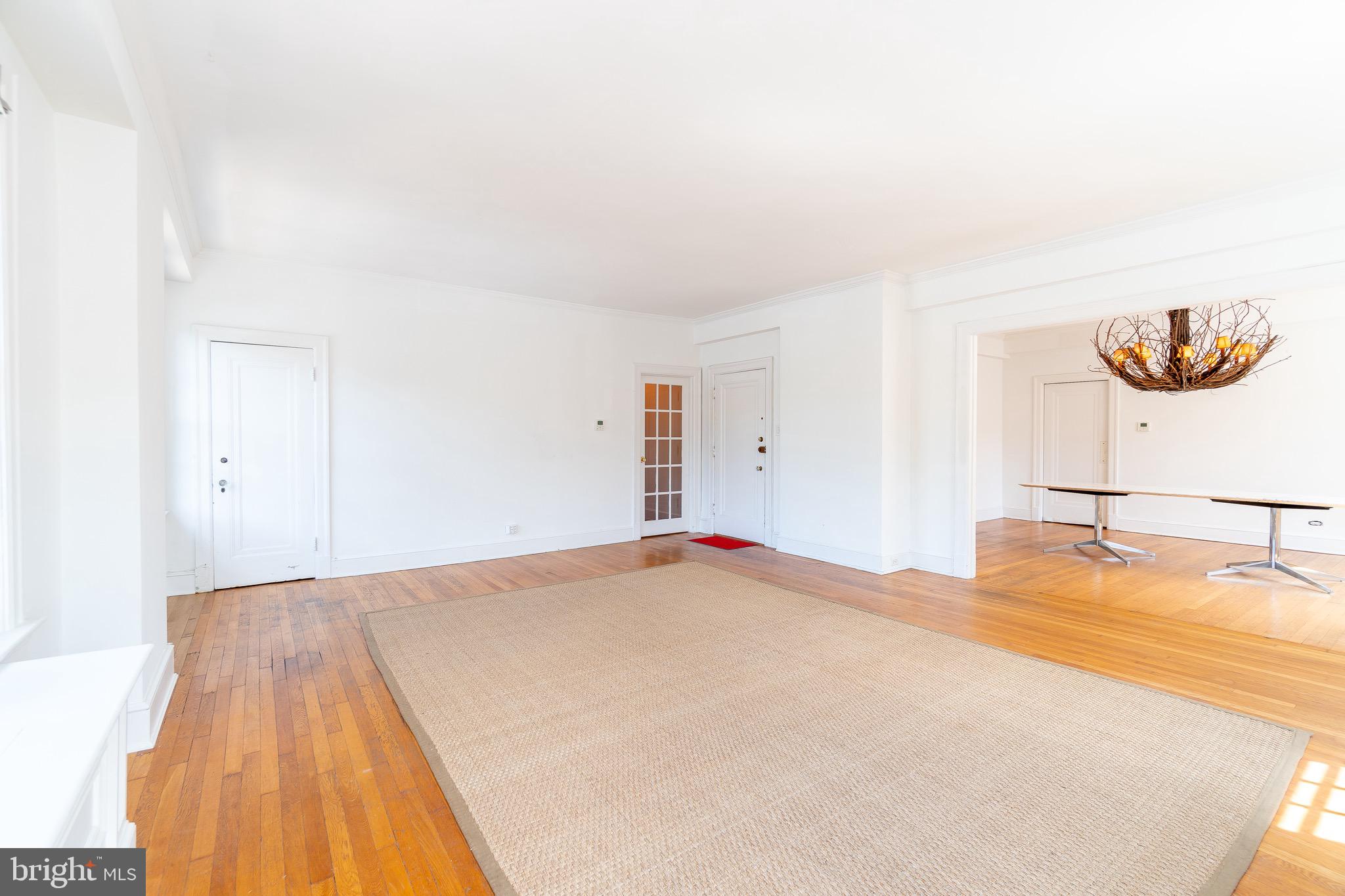 1661 Crescent Place Northwest, Unit 202 Washington, DC 20009 - Photo 5 of 19 Living room from window view, BR hallway beyond