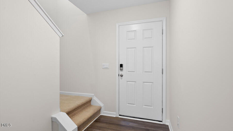 45 Red Clover Drive Angier, NC 27501 - Photo 2 of 34 a view of front door with wooden floor