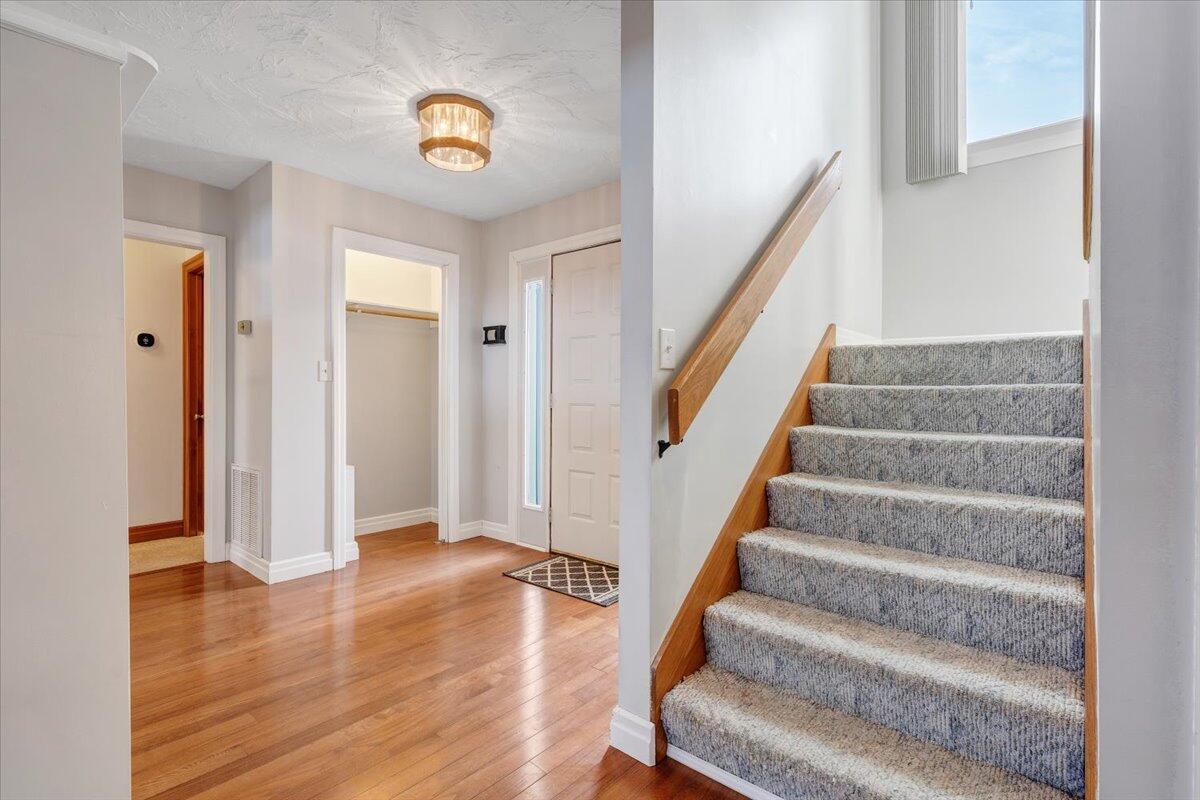 465 Summit Ridge Road Southwest Christiansburg, VA 24073 - Photo 5 of 79 a view of an entryway with wooden floor