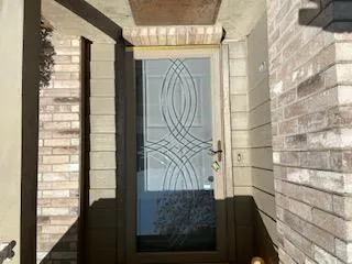a view of front door
