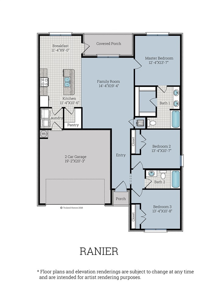 13358 Sanctuary Drive Foley, AL 36535 - Photo 32 of 32 Floor Plan