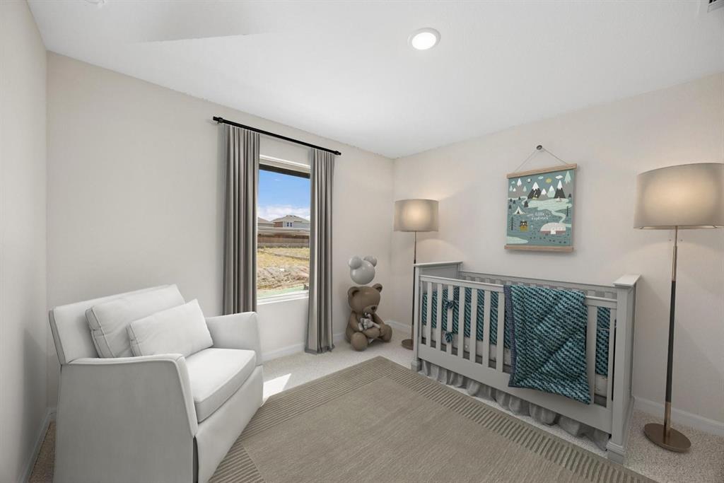 1317 Richardson Street Howe, TX 75459 - Photo 14 of 24 a living room with furniture a window and a chandelier
