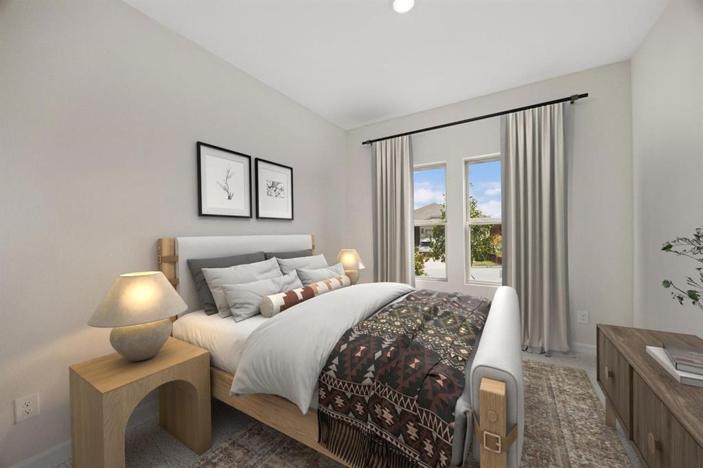 1317 Richardson Street Howe, TX 75459 - Photo 9 of 24 a bedroom with a bed and a large window