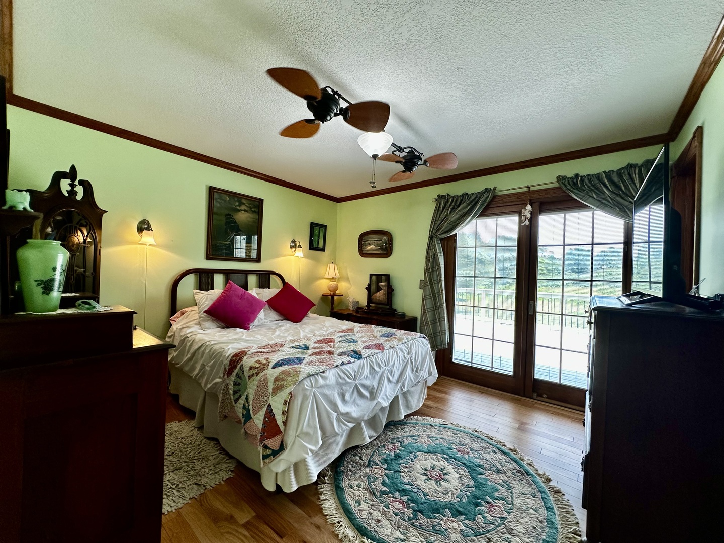 6119 Little Galilee Road Clinton, IL 61727 - Photo 8 of 26 a bedroom with a bed and a large window