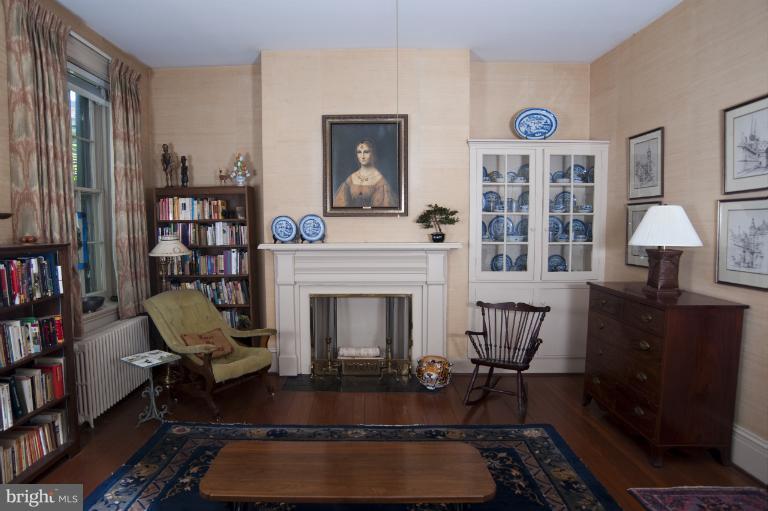 101 East 2nd Street Frederick, MD 21701 - Photo 10 of 30 a living room with furniture and a fireplace