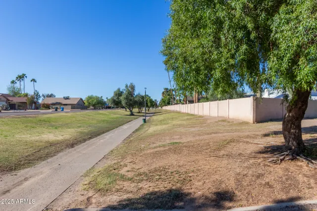 a view of street with houses