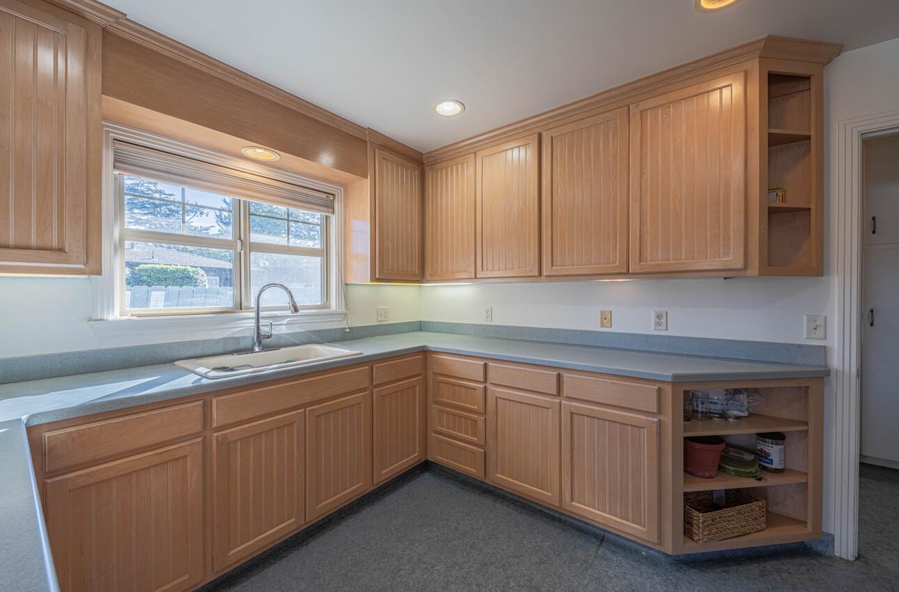 194 Riker Terrace Salinas, CA 93901 - Photo 11 of 36 a kitchen with sink and cabinets