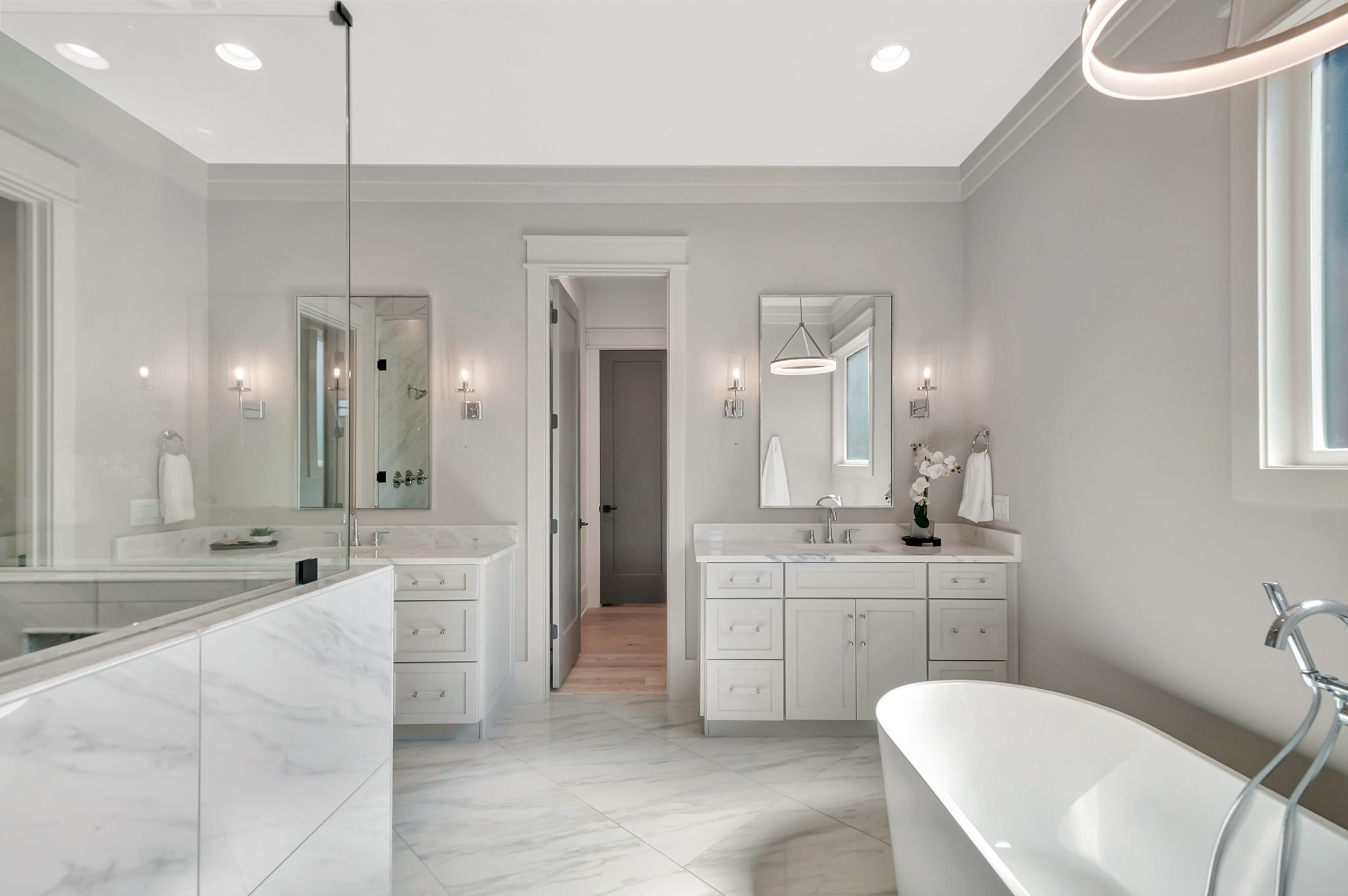 343 Circuit Road Franklin, TN 37064 - Photo 25 of 68 a spacious bathroom with a bathtub shower sink mirror and toilet