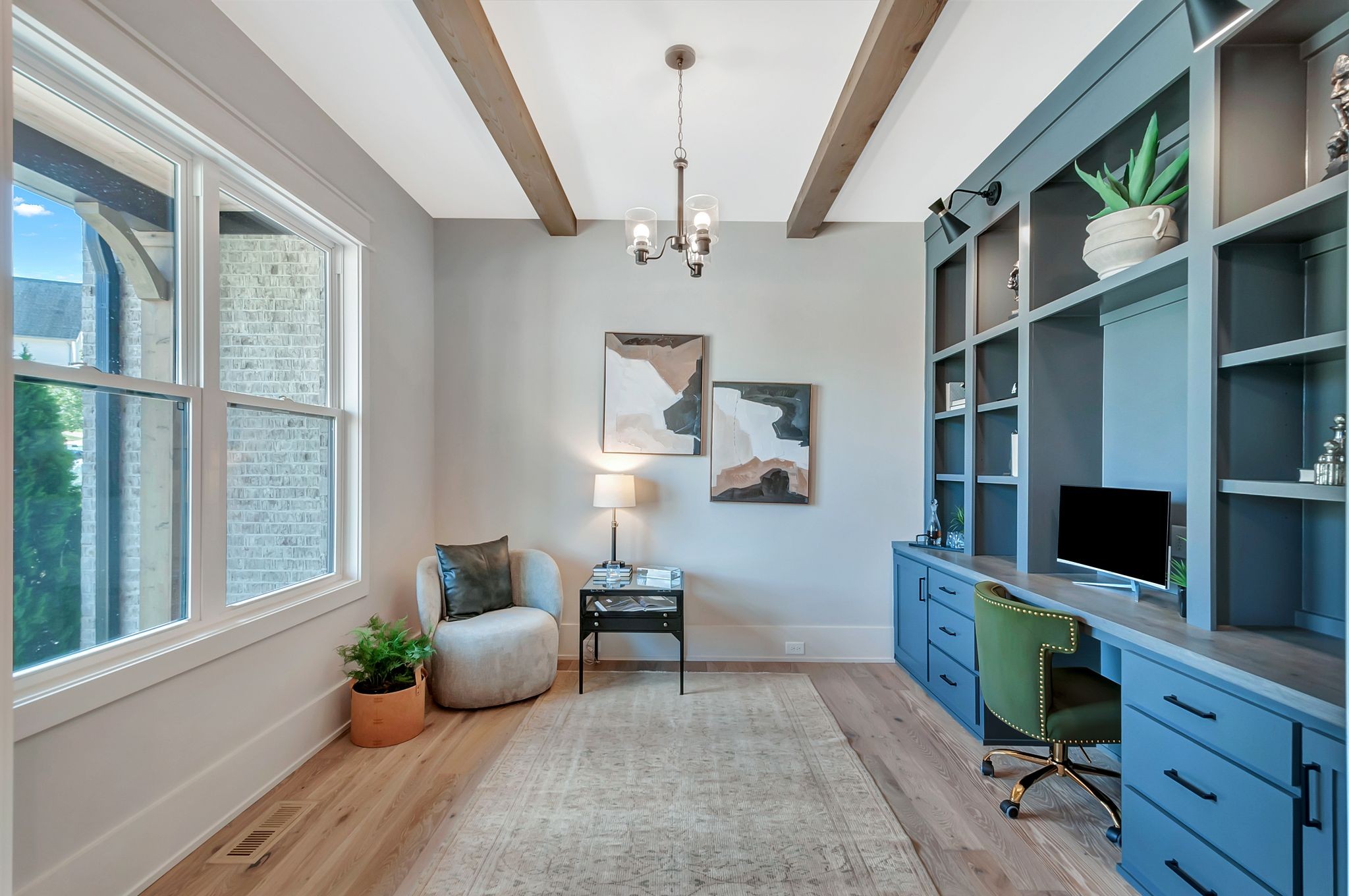 343 Circuit Road Franklin, TN 37064 - Photo 5 of 68 a workspace with furniture hardwood and a window