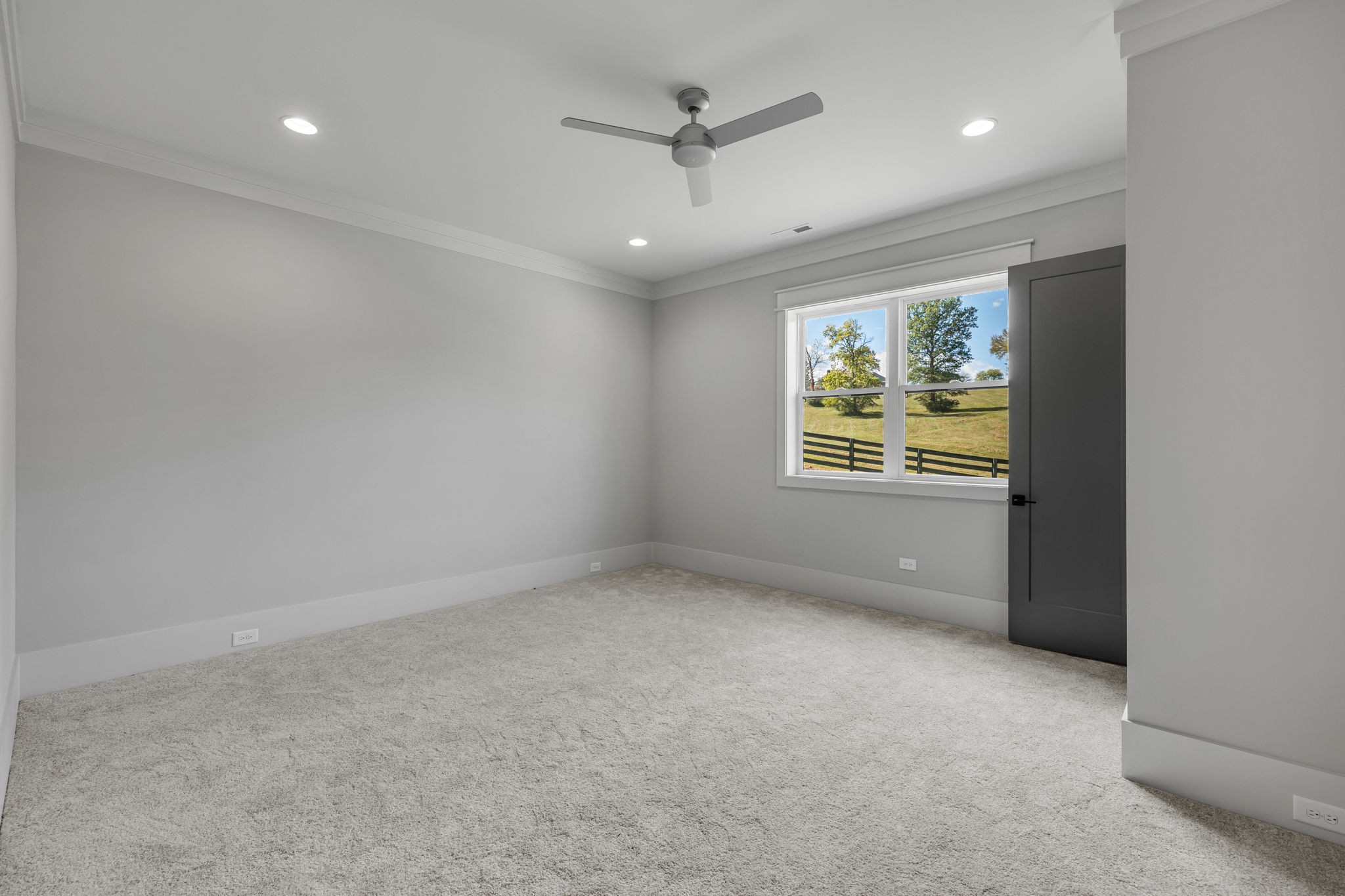 343 Circuit Road Franklin, TN 37064 - Photo 65 of 68 an empty room with windows and ceiling fan