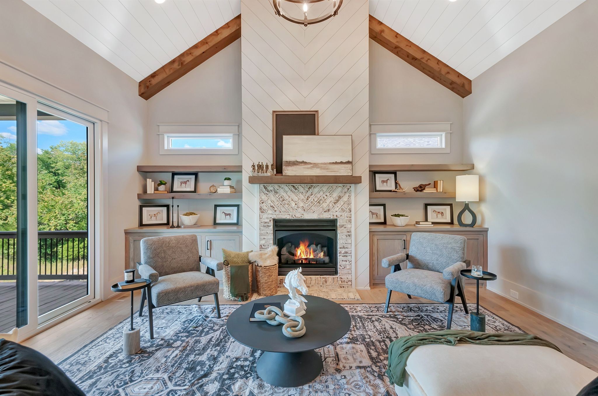 343 Circuit Road Franklin, TN 37064 - Photo 10 of 68 a living room with furniture and a fireplace