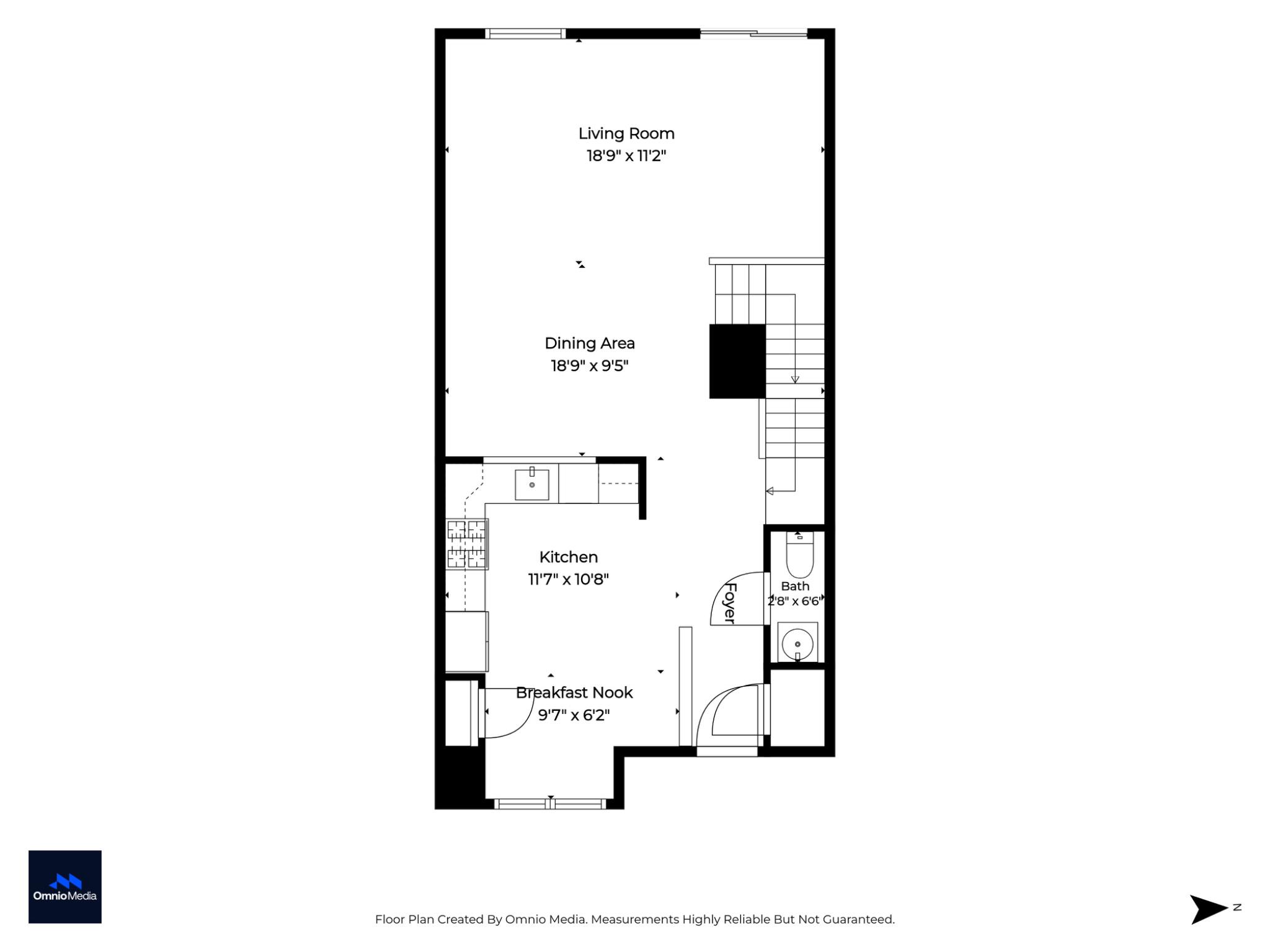 11952 White Heather Road Cockeysville, MD 21030 - Photo 16 of 36 First floor estimated floorpan