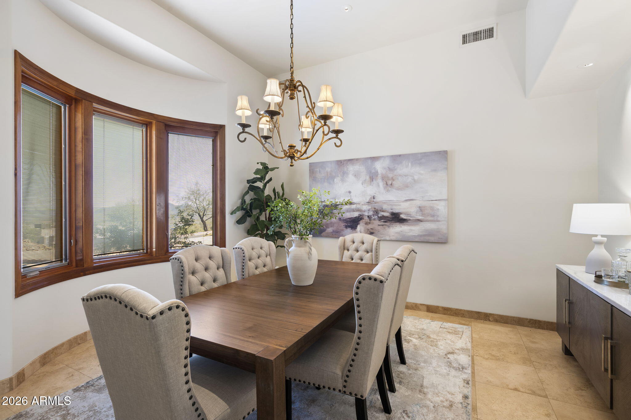 9624 Copper Ridge Trail Fountain Hills, AZ 85268 - Photo 17 of 57 a view of a dining room with furniture window and outside view