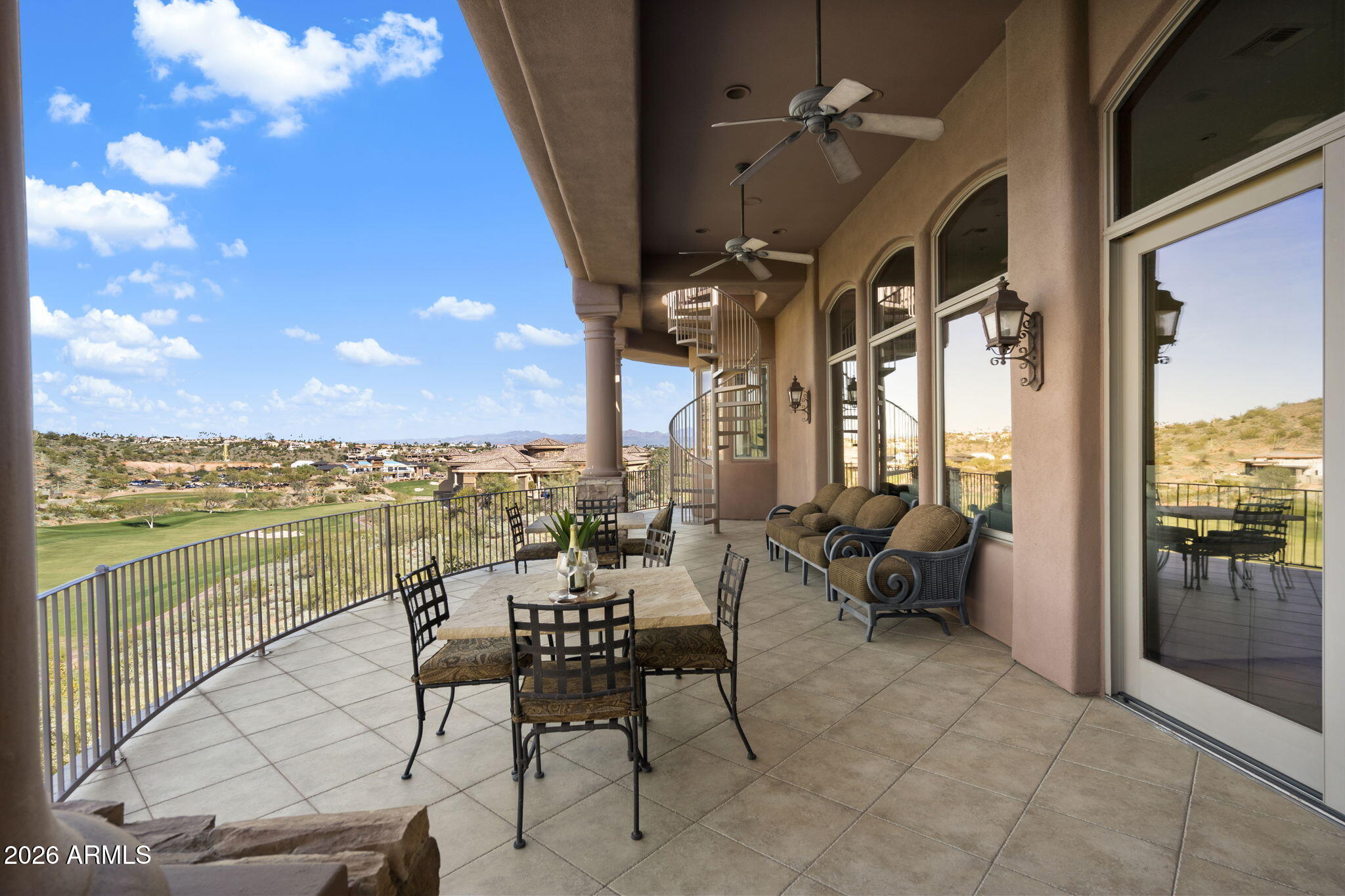 9624 Copper Ridge Trail Fountain Hills, AZ 85268 - Photo 26 of 57 Veranda with Prime Golf Course Views