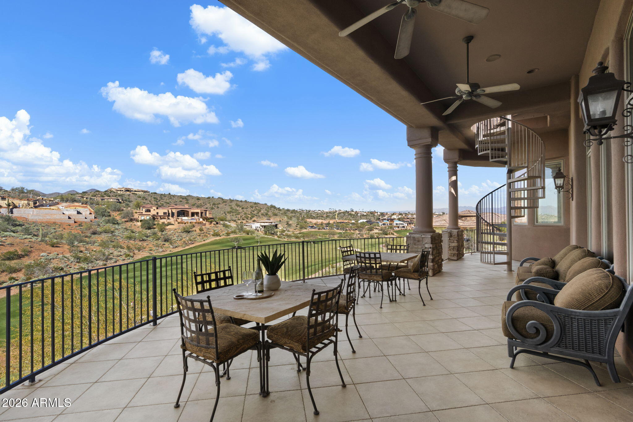 9624 Copper Ridge Trail Fountain Hills, AZ 85268 - Photo 28 of 57 a view of a balcony with furniture