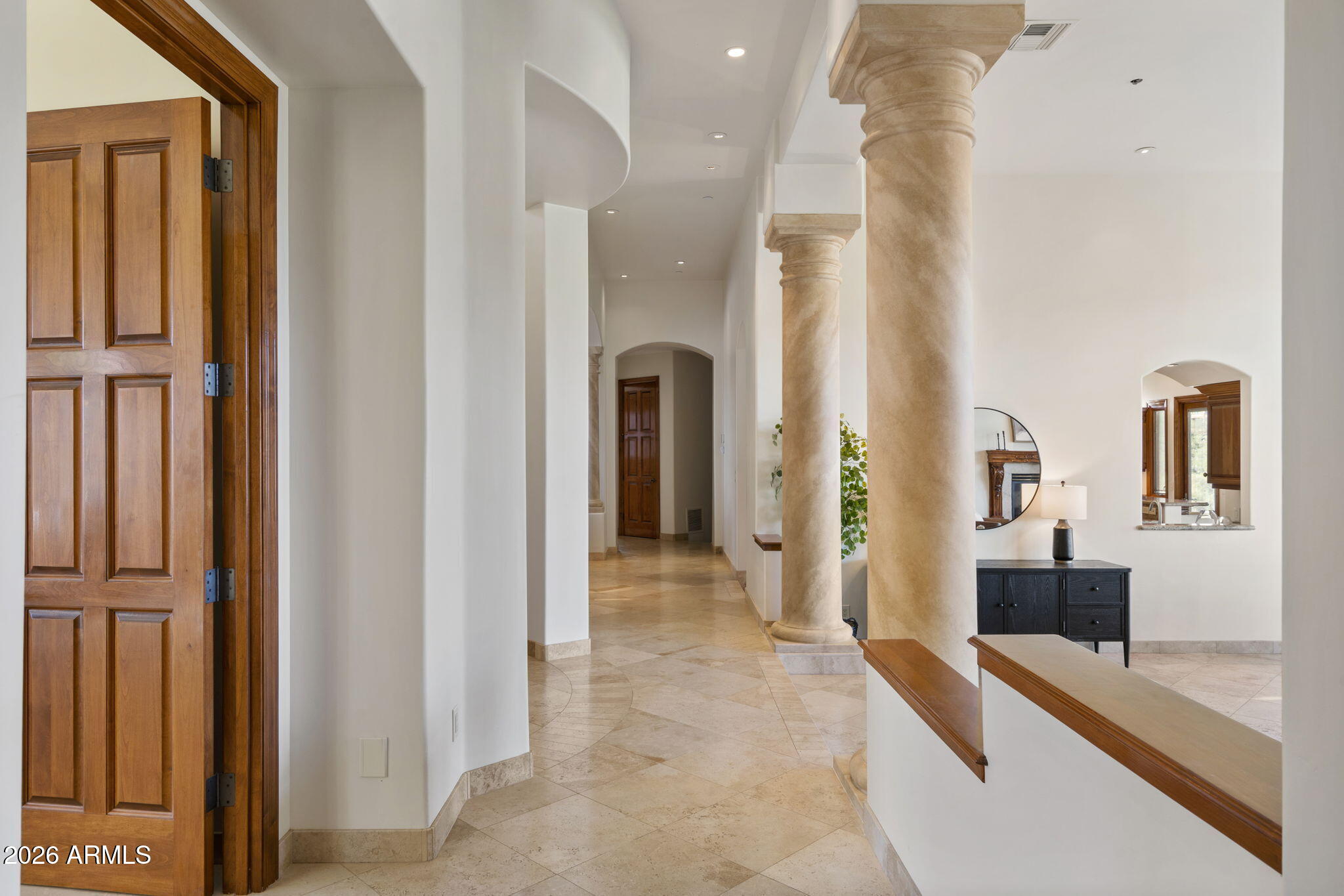 9624 Copper Ridge Trail Fountain Hills, AZ 85268 - Photo 33 of 57 a view of a hallway with bathroom and mirror