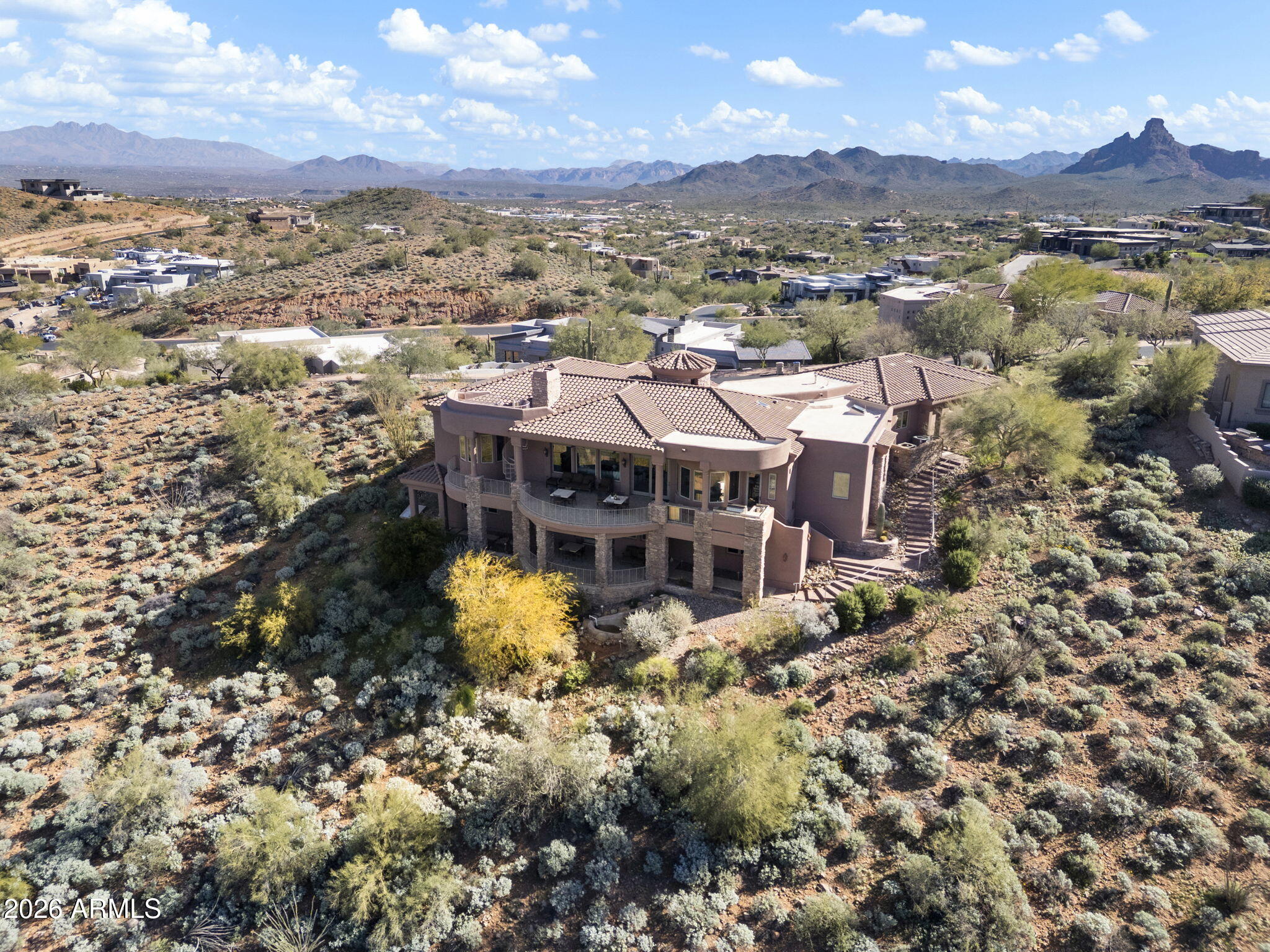 9624 Copper Ridge Trail Fountain Hills, AZ 85268 - Photo 52 of 57 a view of a city with a mountain