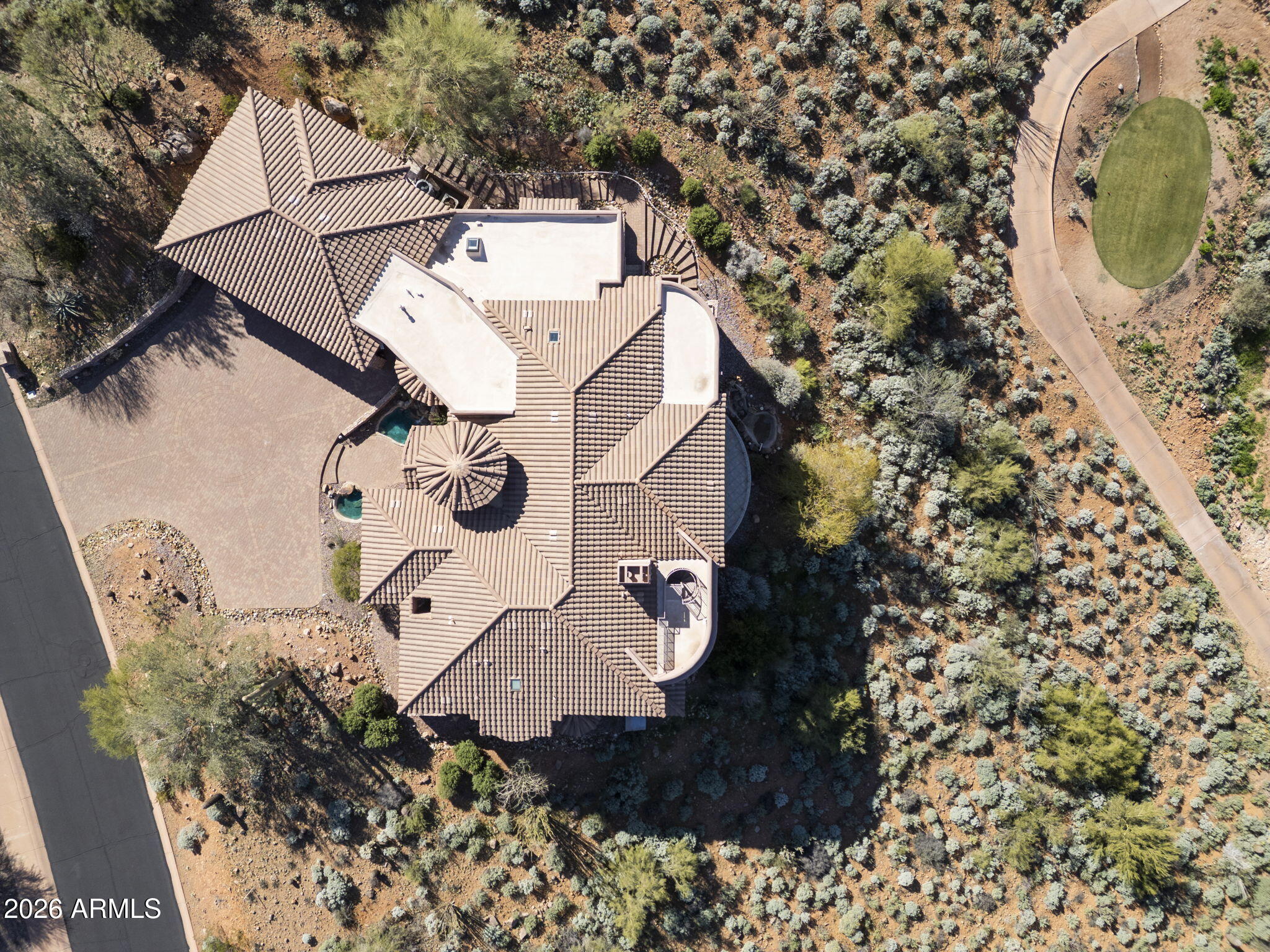 9624 Copper Ridge Trail Fountain Hills, AZ 85268 - Photo 55 of 57 an aerial view of a house with outdoor space