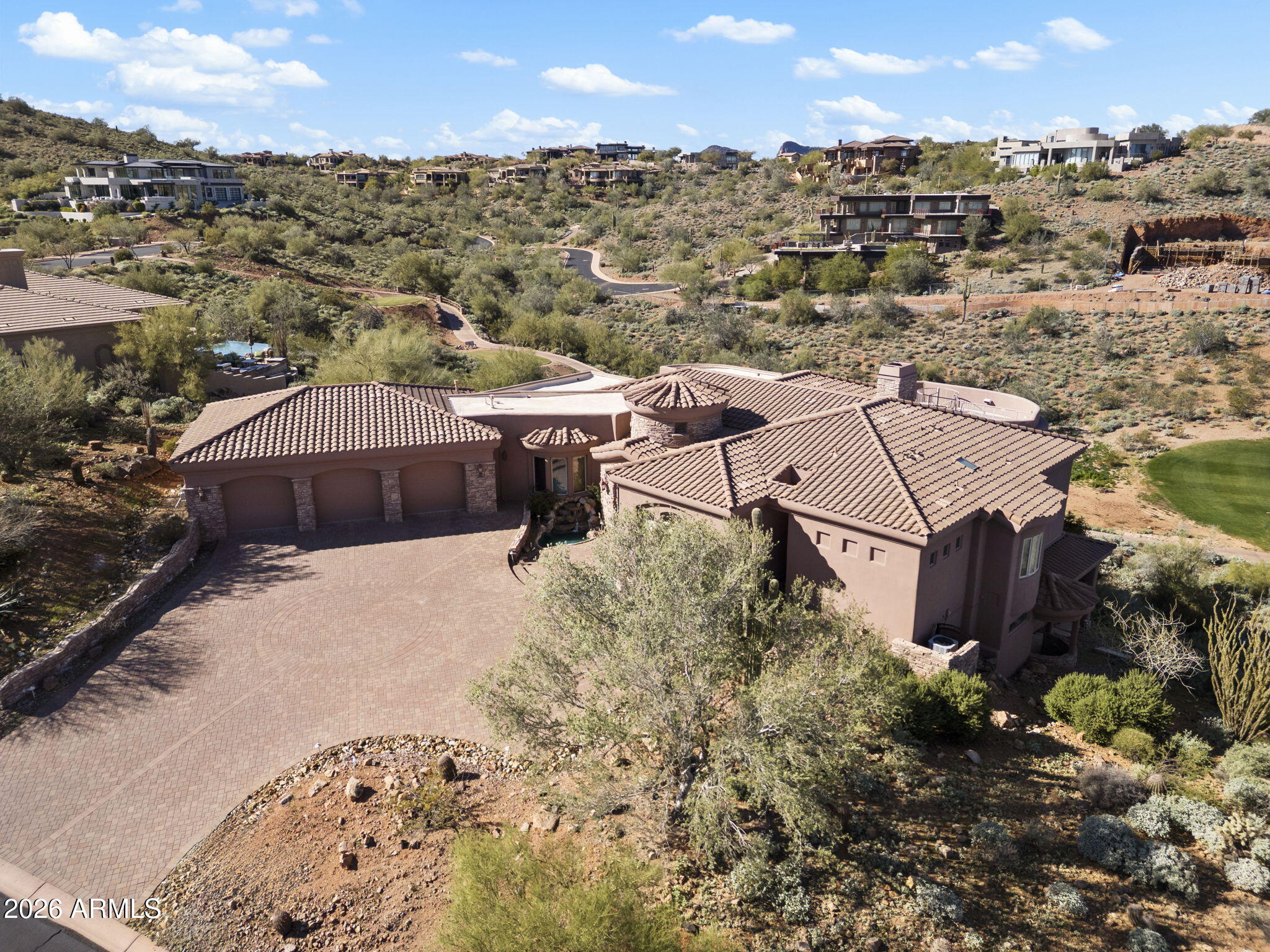 9624 Copper Ridge Trail Fountain Hills, AZ 85268 - Photo 5 of 57 Expansive Motor Court & Garage
