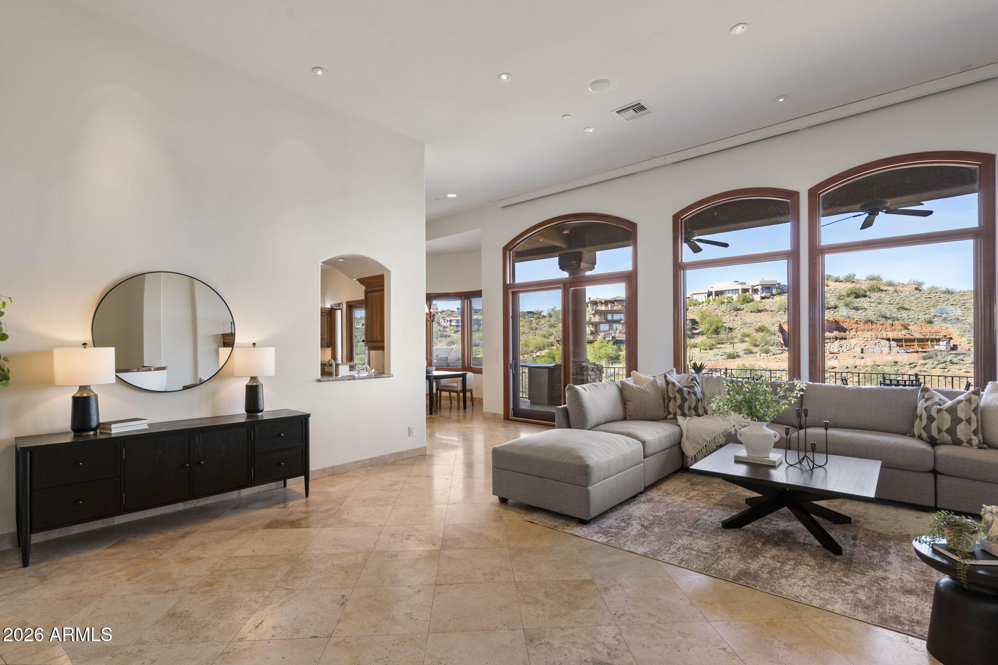 9624 Copper Ridge Trail Fountain Hills, AZ 85268 - Photo 8 of 57 a living room with furniture and a large window