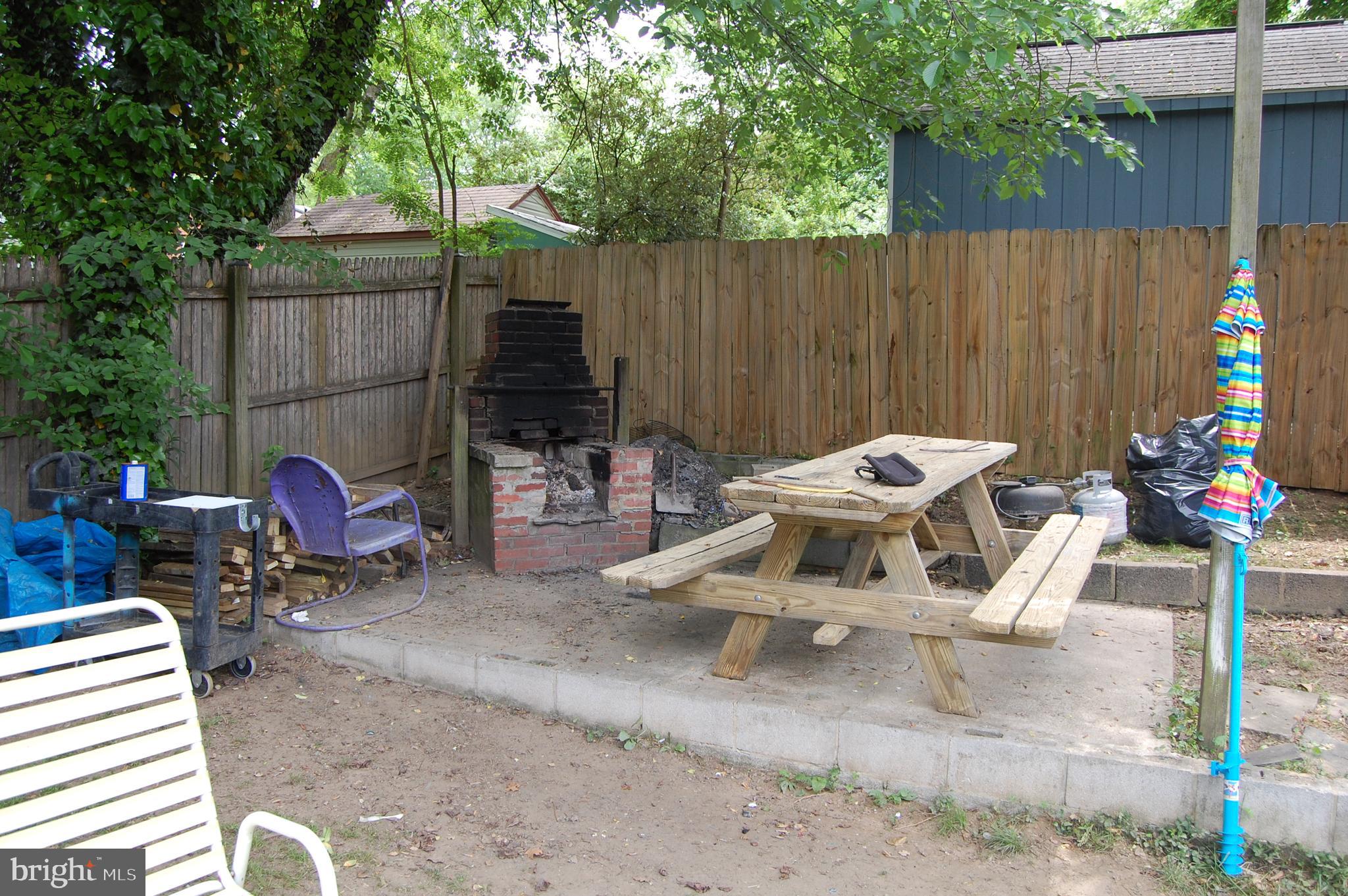 10409 Amherst Avenue Silver Spring, MD 20902 - Photo 45 of 47 Backyard Picnic Area and Firepit