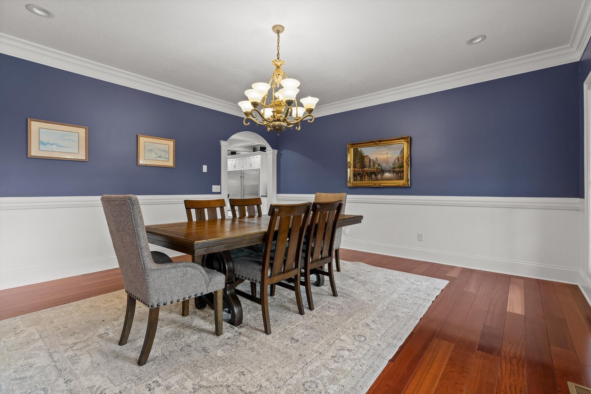 1250 Owl Hollow Road McDonald, TN 37353 - Photo 11 of 87 a view of a dining room with furniture wooden floor and chandelier