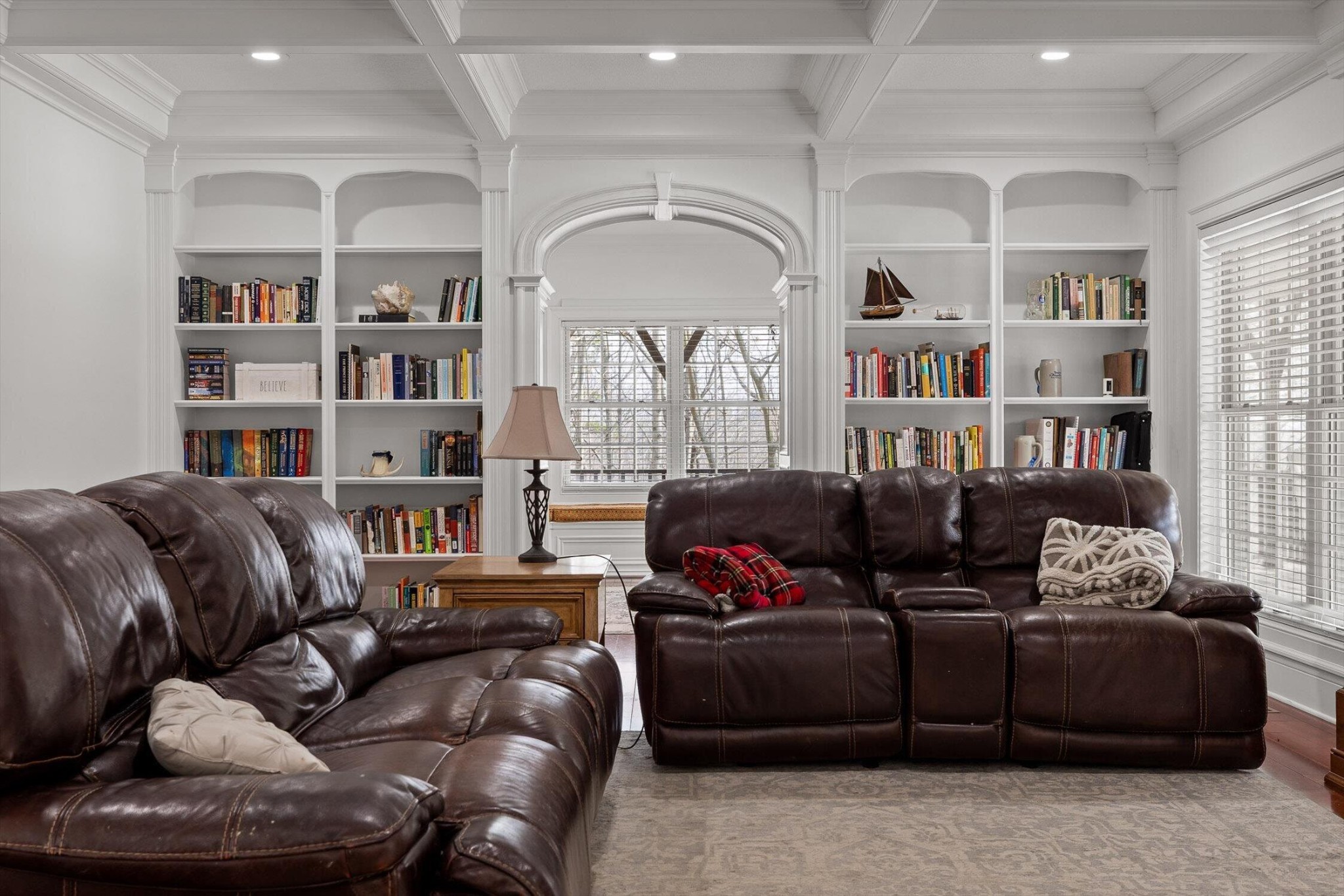 1250 Owl Hollow Road McDonald, TN 37353 - Photo 33 of 87 a living room with furniture and a book shelf