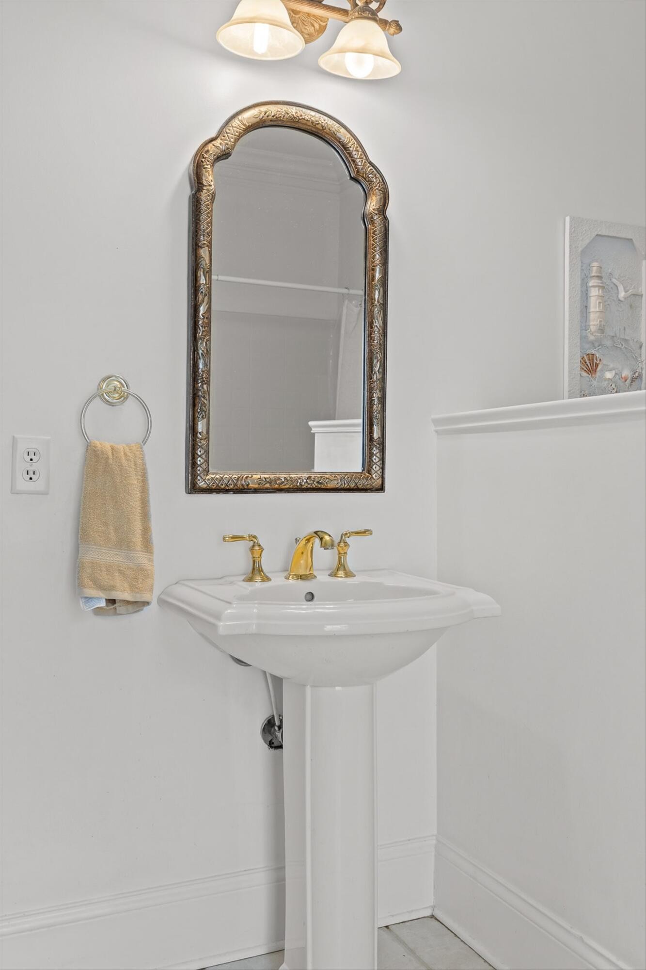 1250 Owl Hollow Road McDonald, TN 37353 - Photo 54 of 87 a bathroom with a sink and a mirror
