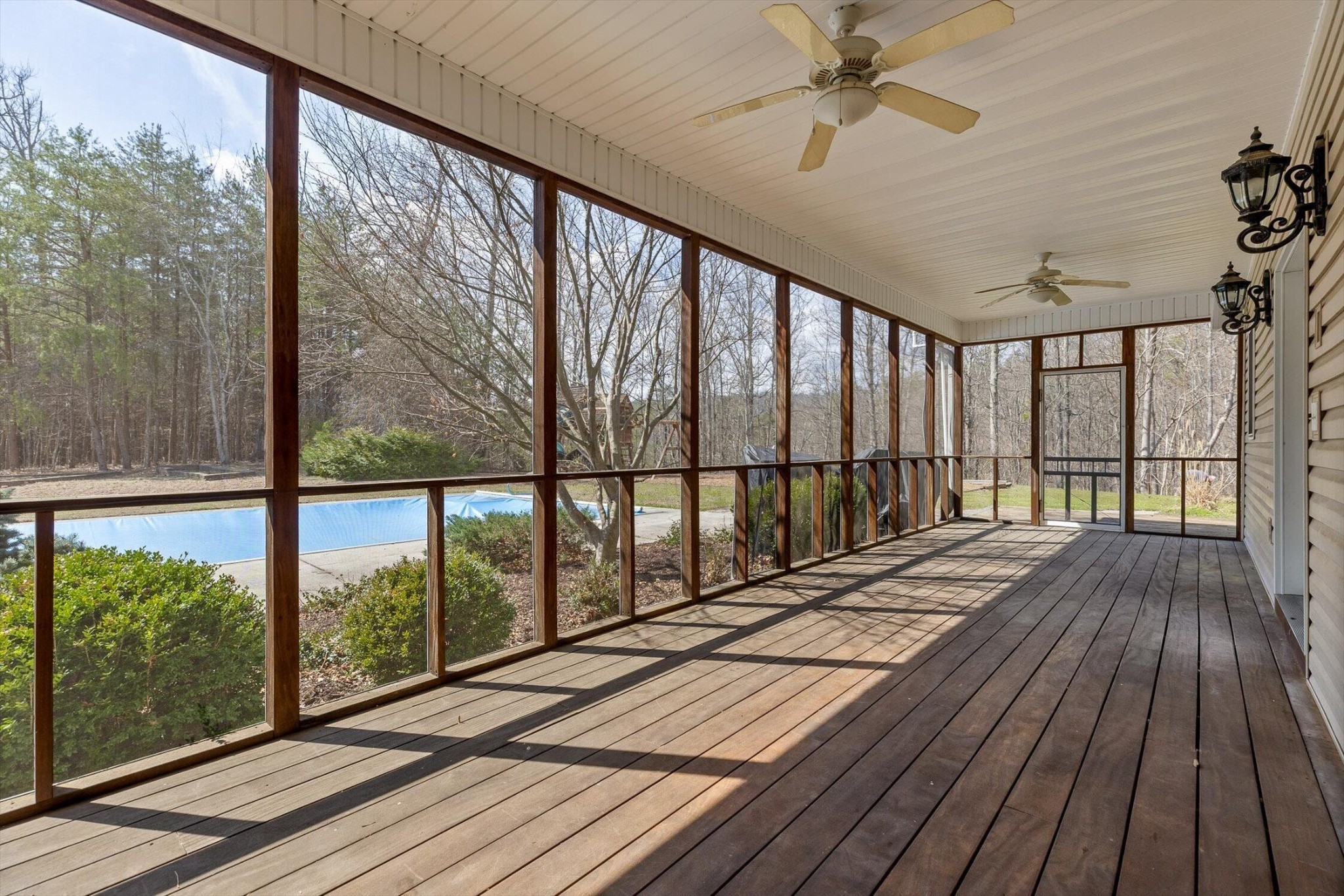 1250 Owl Hollow Road McDonald, TN 37353 - Photo 70 of 87 a view of balcony with wooden floor