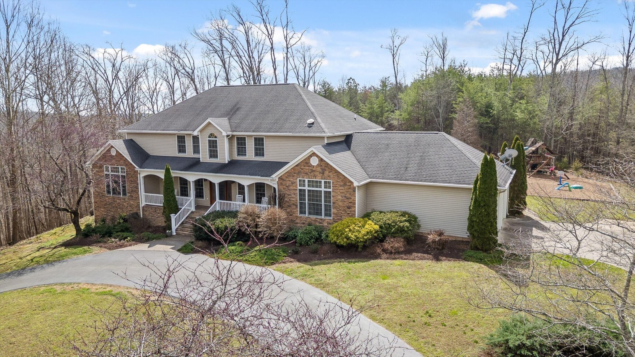 1250 Owl Hollow Road McDonald, TN 37353 - Photo 71 of 87 a front view of a house with garden