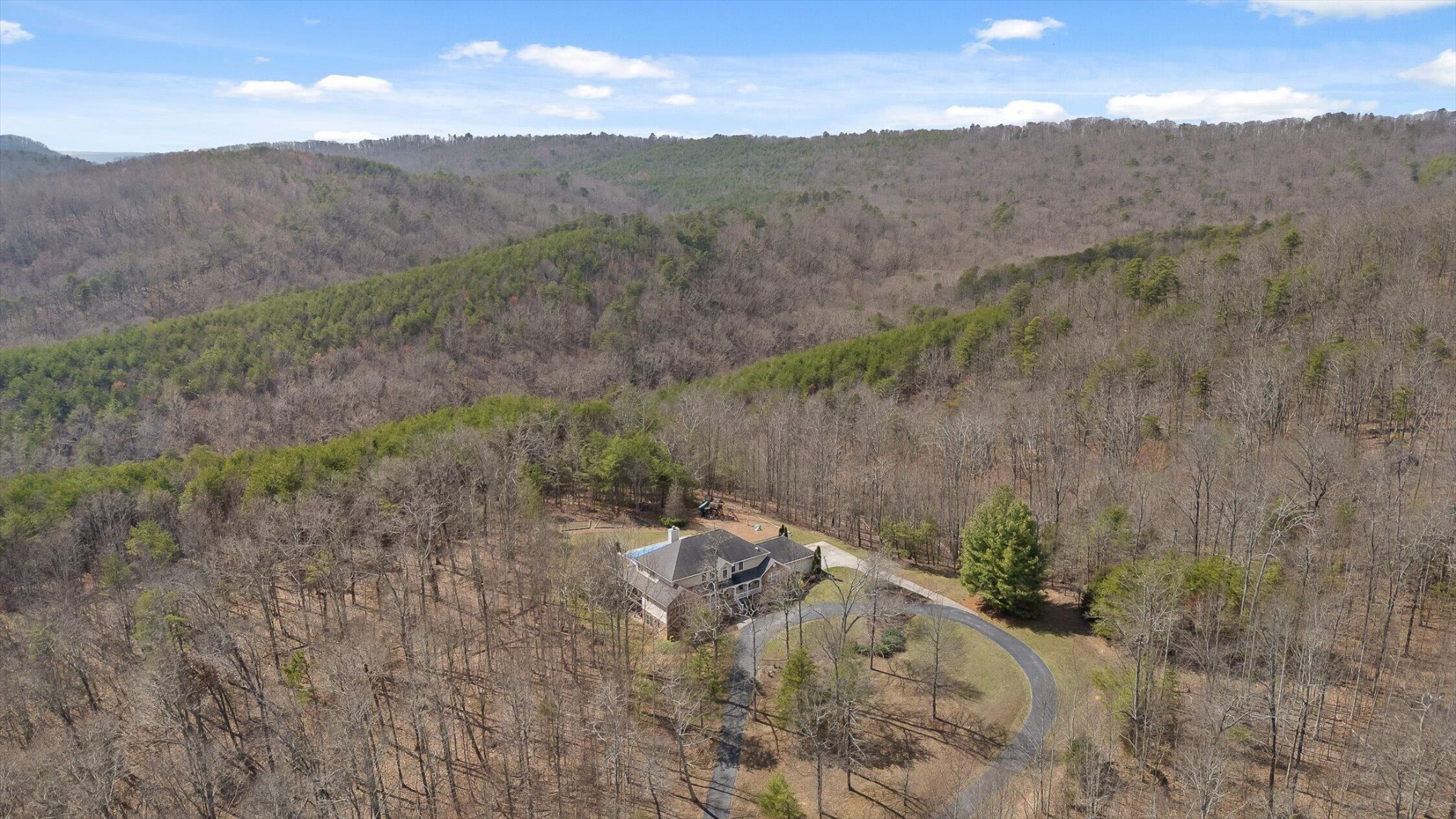 1250 Owl Hollow Road McDonald, TN 37353 - Photo 84 of 87 a view of a dry field with mountains in the background