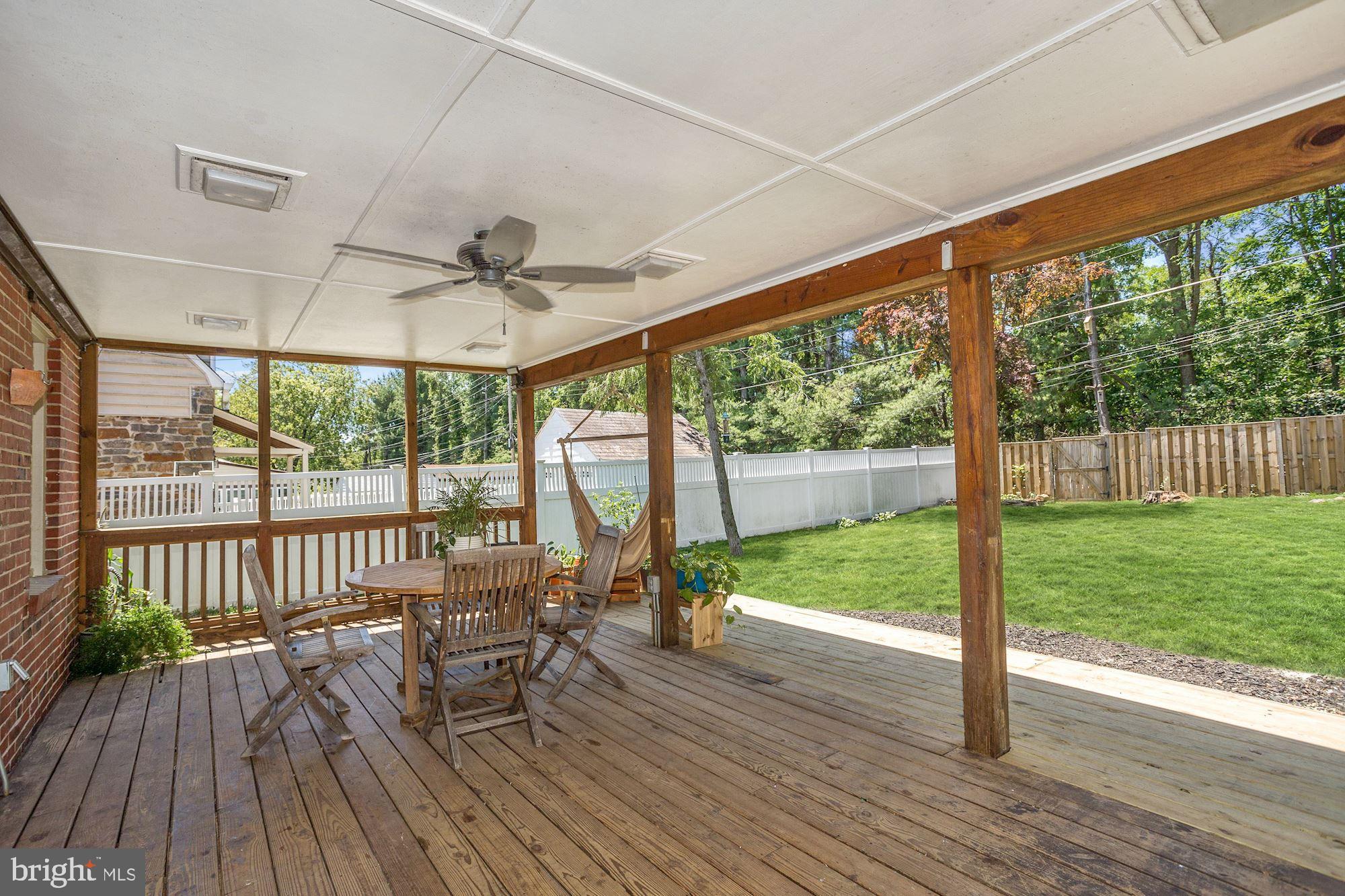 612 Warwick Road Baltimore, MD 21229 - Photo 21 of 29 Covered Rear Deck